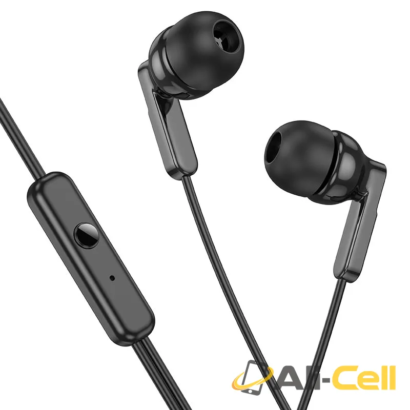 Wired earphones 3.5mm “M121 Bright” with mic (M121 Black)