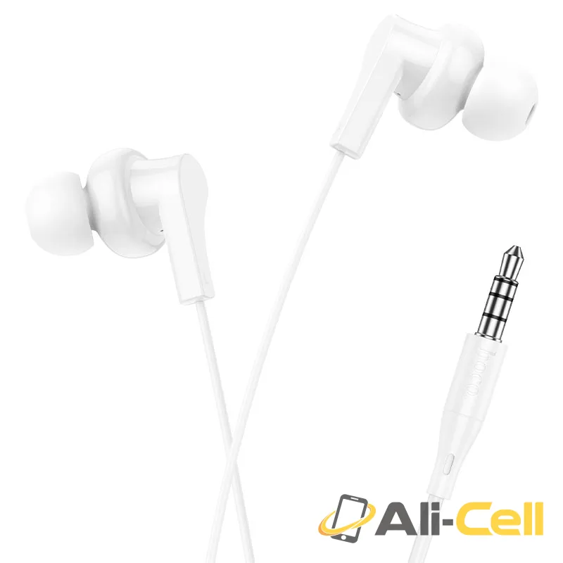 Wired earphones 3.5mm “M114 Jia” with mic (M114 White)
