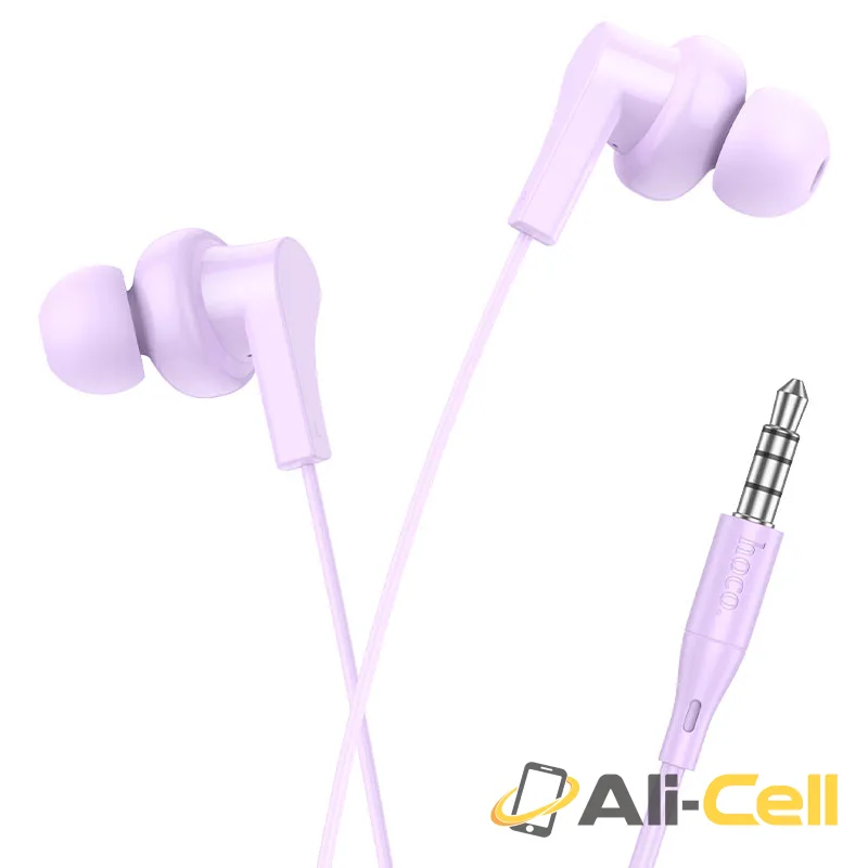 Wired earphones 3.5mm “M114 Jia” with mic (M114 Purple)