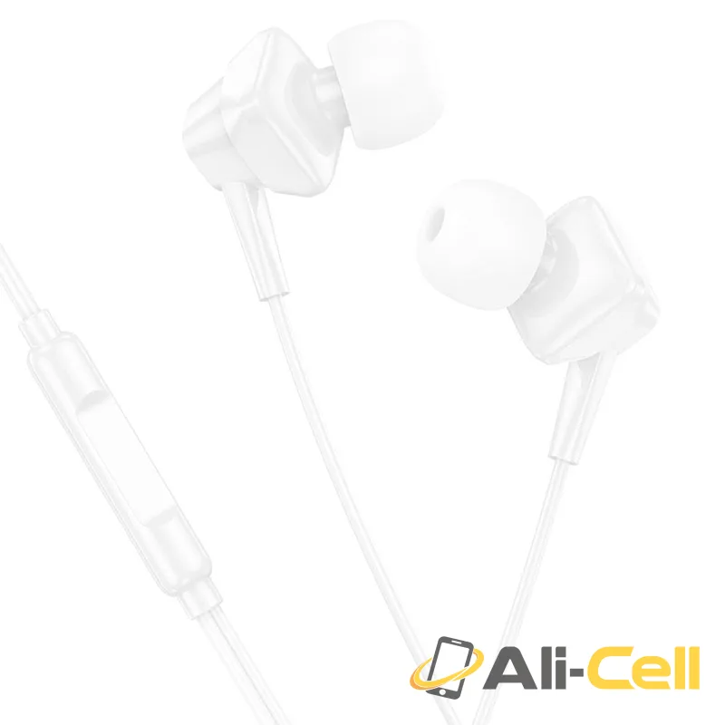 Wired earphones Type-C “M113 Landy” with mic (M113 Tc White)