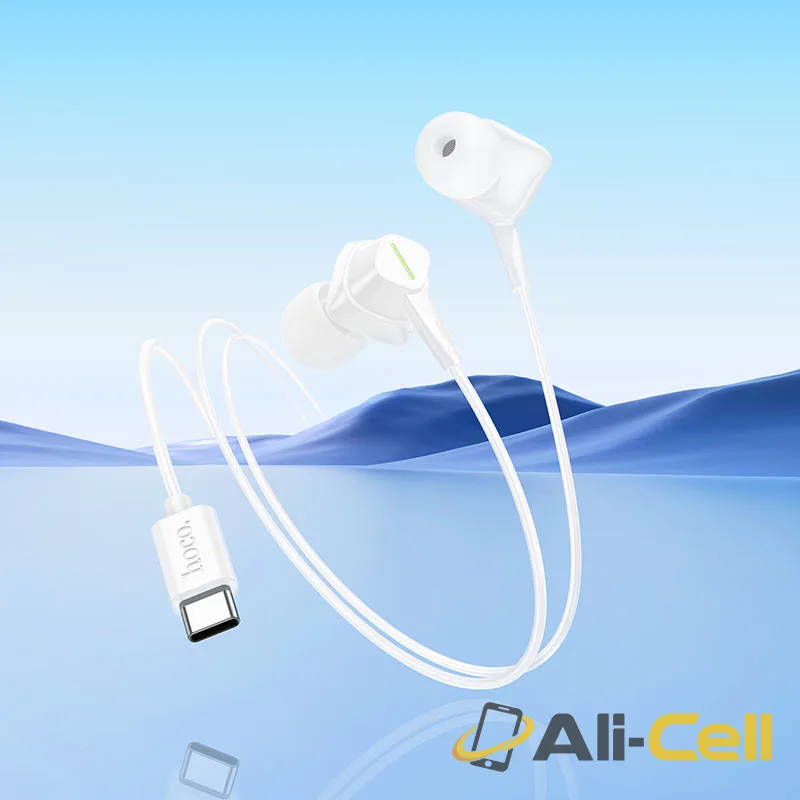 Wired earphones Type-C “M113 Landy” with mic (M113 Tc White) — 7