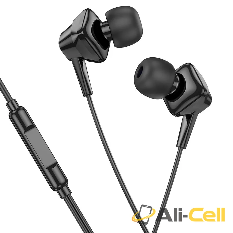 Wired earphones Type-C “M113 Landy” with mic (M113 Tc Black)