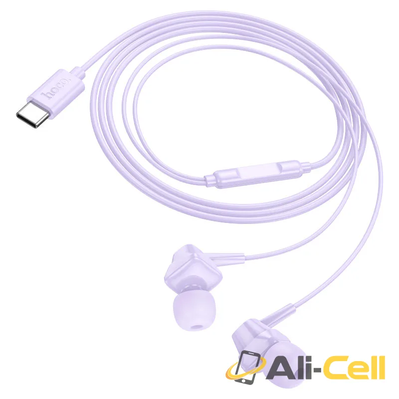 Wired earphones Type-C “M113 Landy” with mic (M113 Tc Purple) — 5