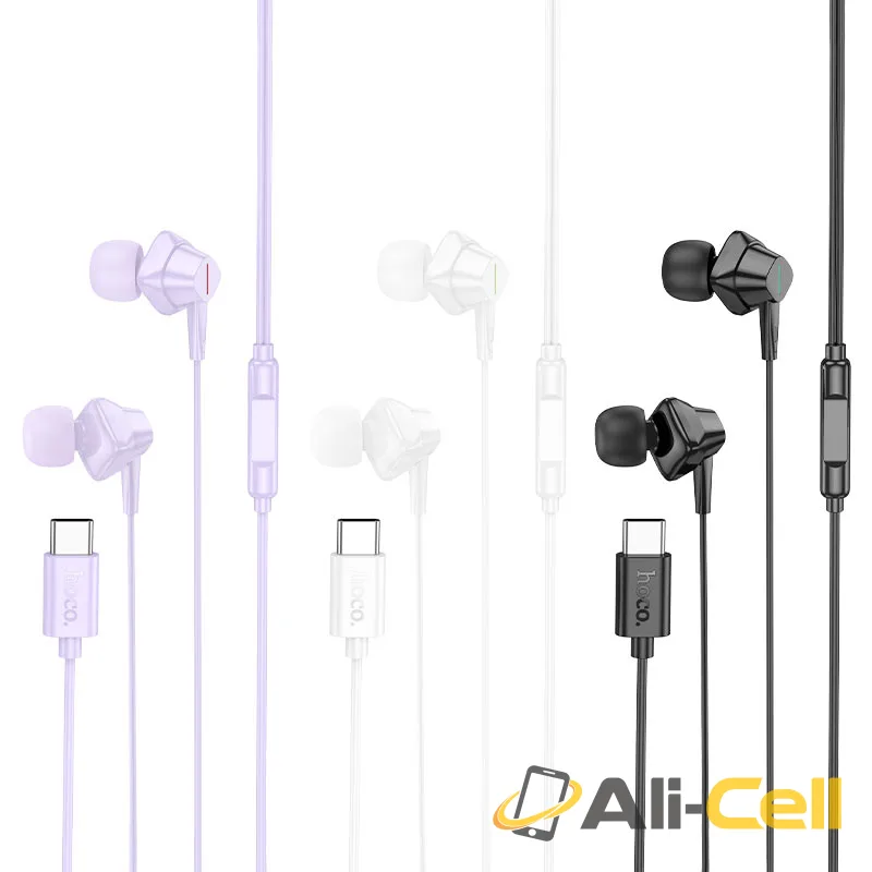 Wired earphones Type-C “M113 Landy” with mic (M113 Tc Purple) — 6