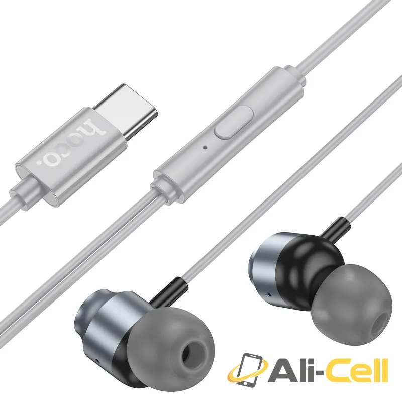 Wired earphones Type-C “M122 Power” with mic (M122 Tc Metal Grey) — 4