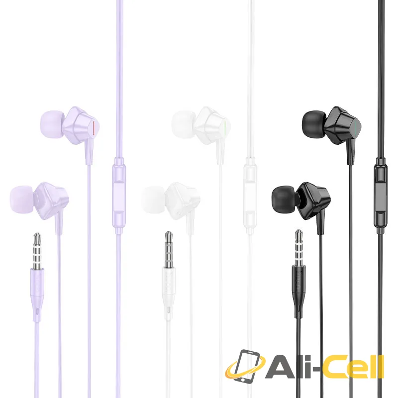 Wired earphones 3.5mm “M113 Landy” with mic (M113 White) — 6