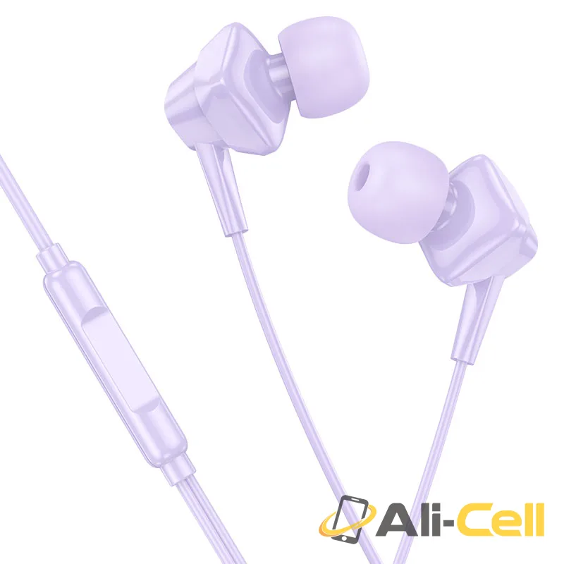 Wired earphones 3.5mm “M113 Landy” with mic (M113 Purple)