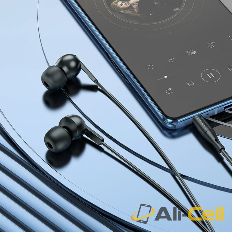 Wired earphones 3.5mm “M124 Wide” with mic (M124 Black) — 7