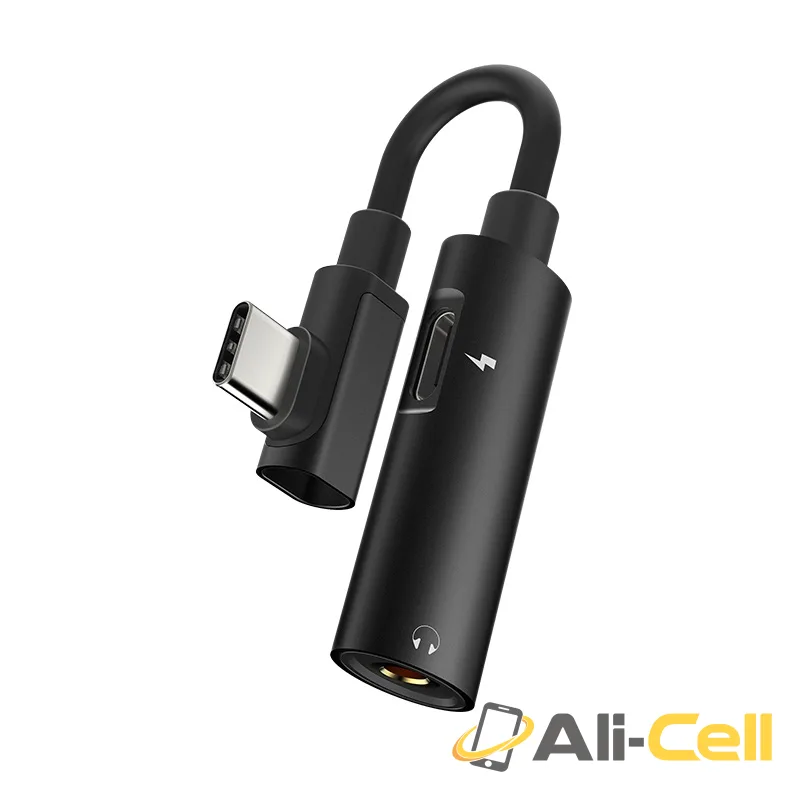 Adapter Type-C to 3.5 mm «LS19» 2 in 1 audio converter — 2