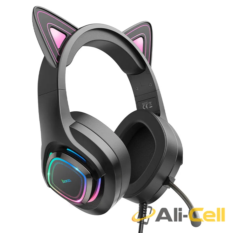 Headphones “W107 Cute cat” gaming headset (W107 Phantom Cat)