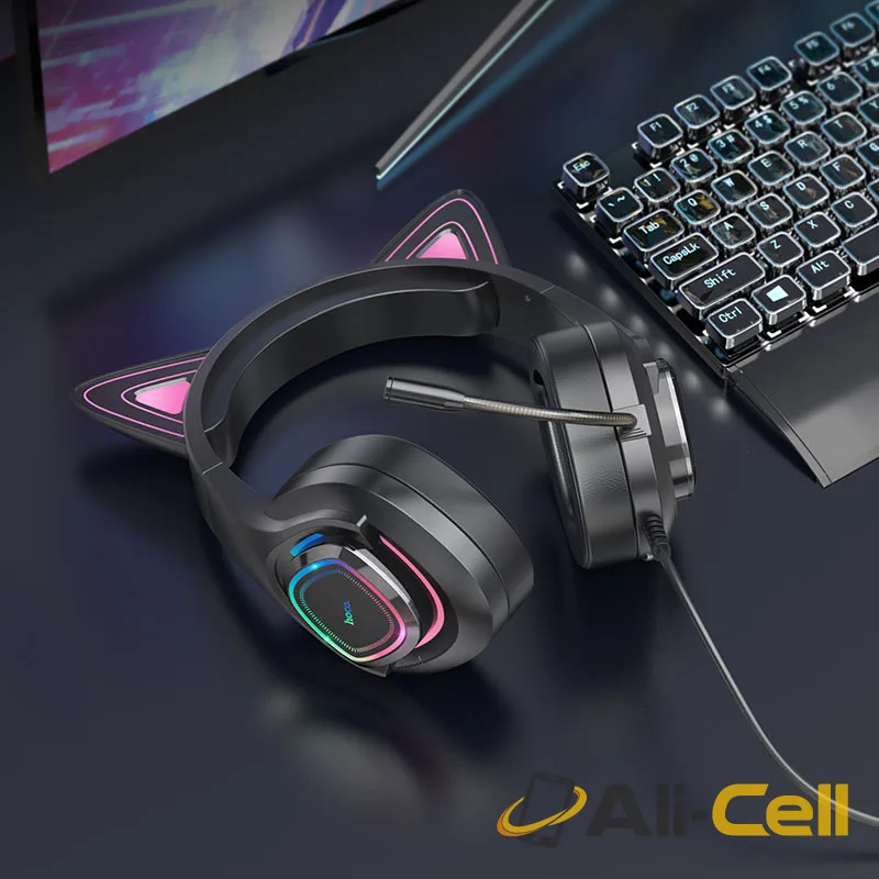 Headphones “W107 Cute cat” gaming headset (W107 Phantom Cat) — 7