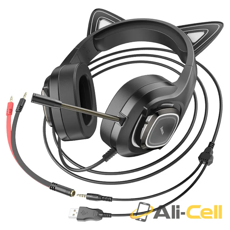 Headphones “W107 Cute cat” gaming headset (W107 Elf Cat) — 3