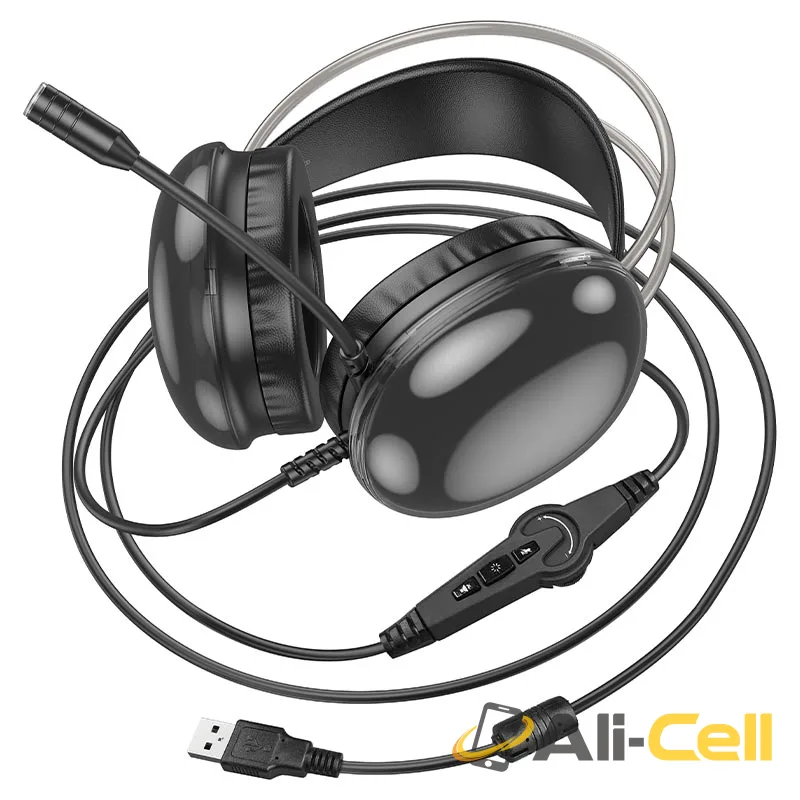 Headphones “W109 Plus Rich” 7.1 gaming headset USB (W109 Plus Black) — 3