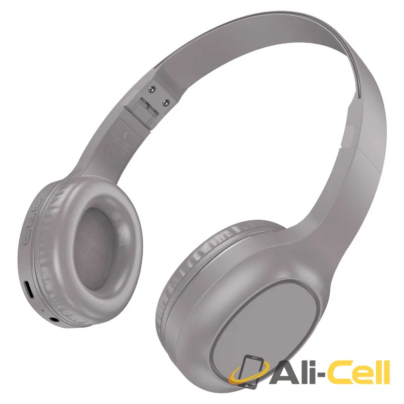 Headphones “W46 Charm” wireless wired (W46 Black) — 2