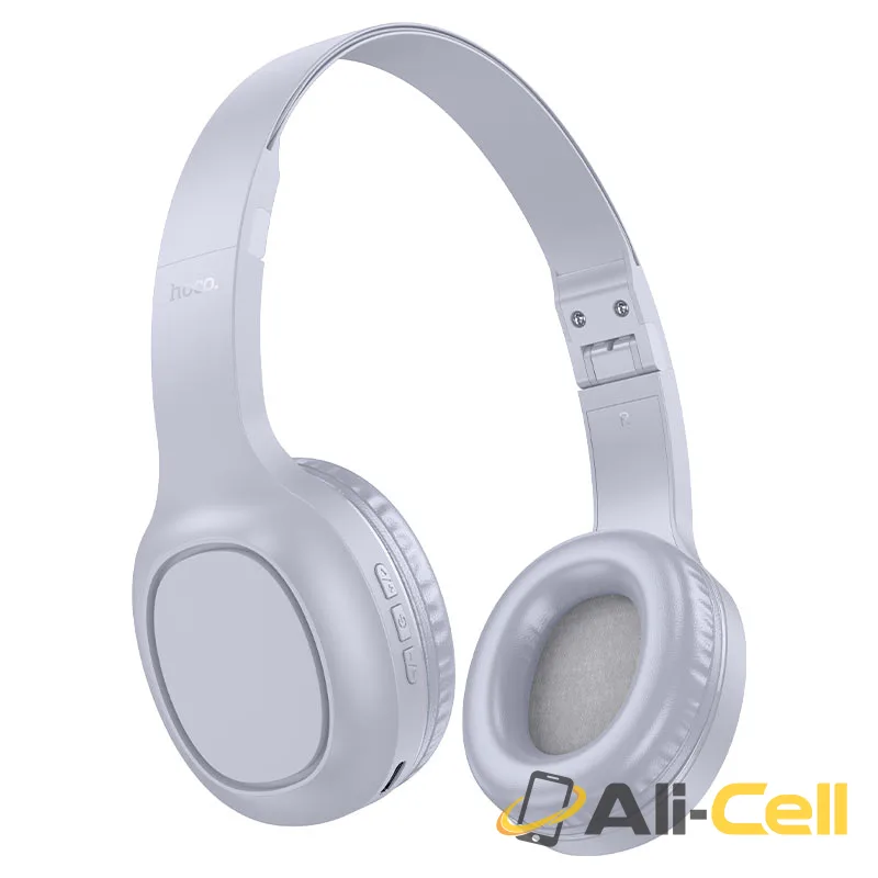Headphones “W46 Charm” wireless wired (W46 Light Blue Grey)