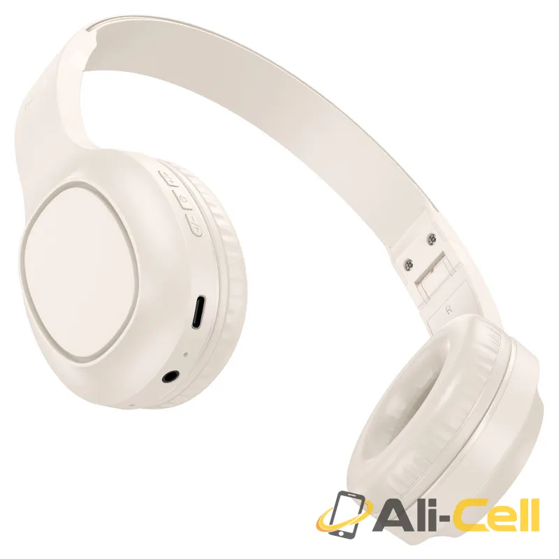 Headphones “W46 Charm” wireless wired (W46 Light Blue Grey) — 5