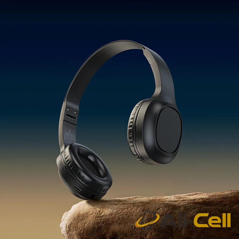 Headphones “W46 Charm” wireless wired (W46 Light Blue Grey) — 8