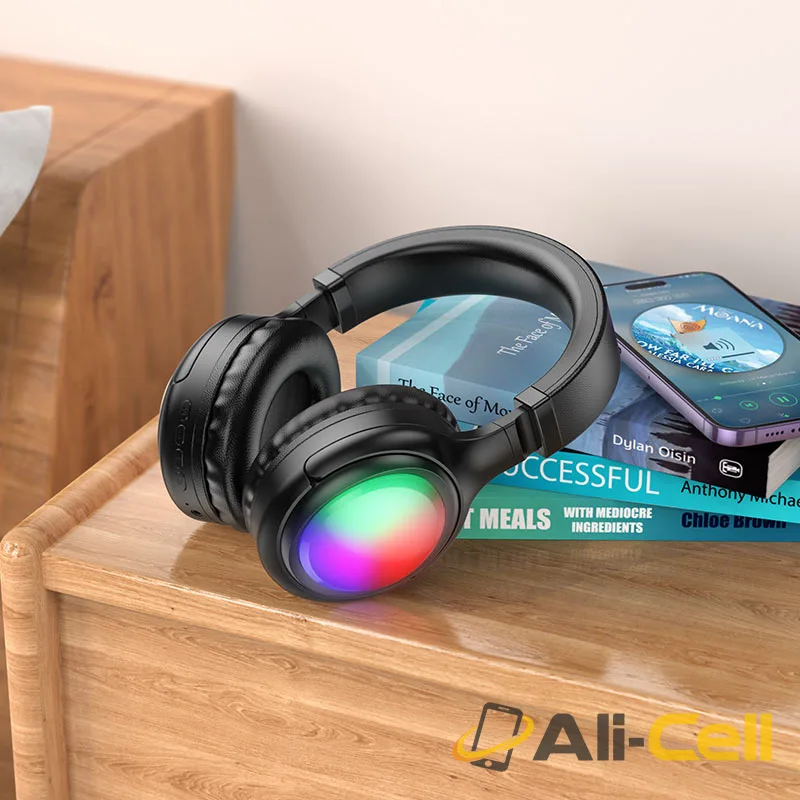 Headphones “W48 Focus” wireless wired (W48 Black) — 7
