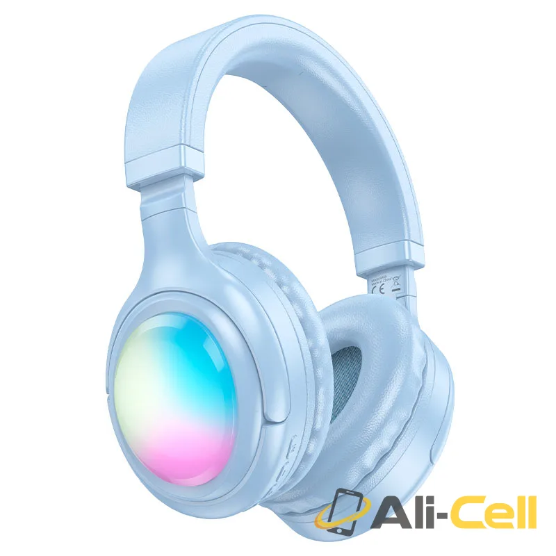 Headphones “W48 Focus” wireless wired (W48 Blue)