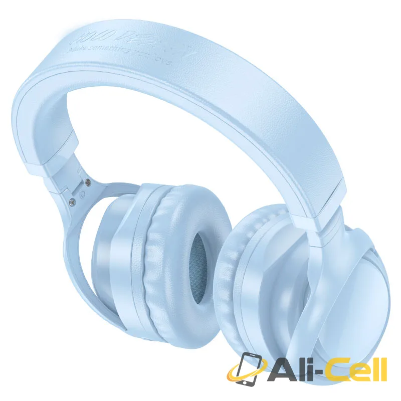 Headphones “W48 Focus” wireless wired (W48 Blue) — 4