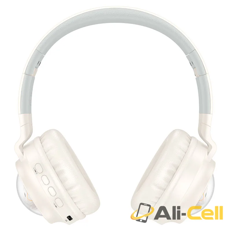 Headphones “W50 Cute fun” wireless wired (W50 Blue) — 4