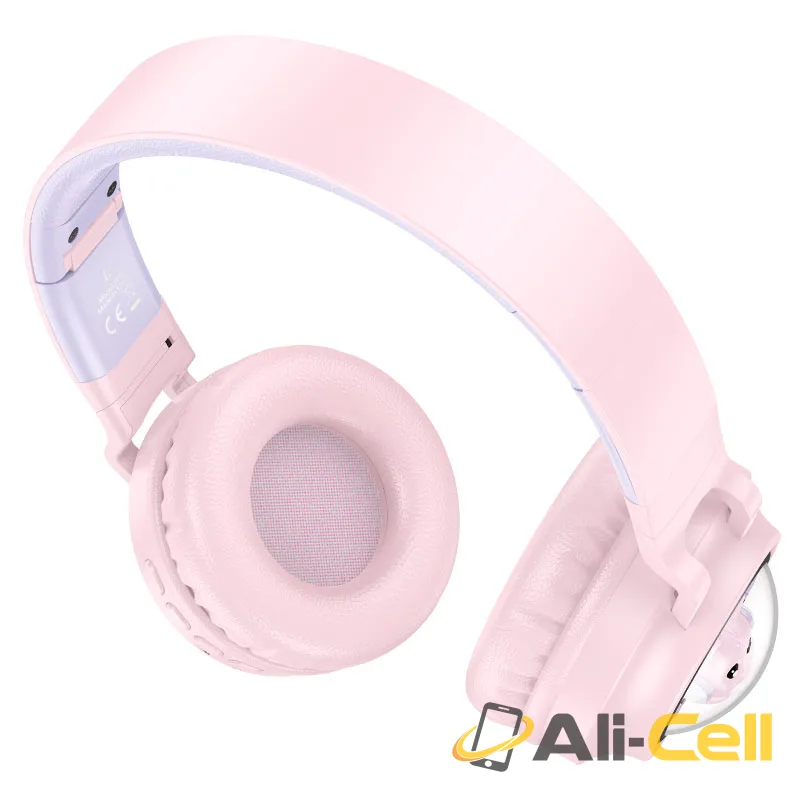 Headphones “W50 Cute fun” wireless wired (W50 Blue) — 5