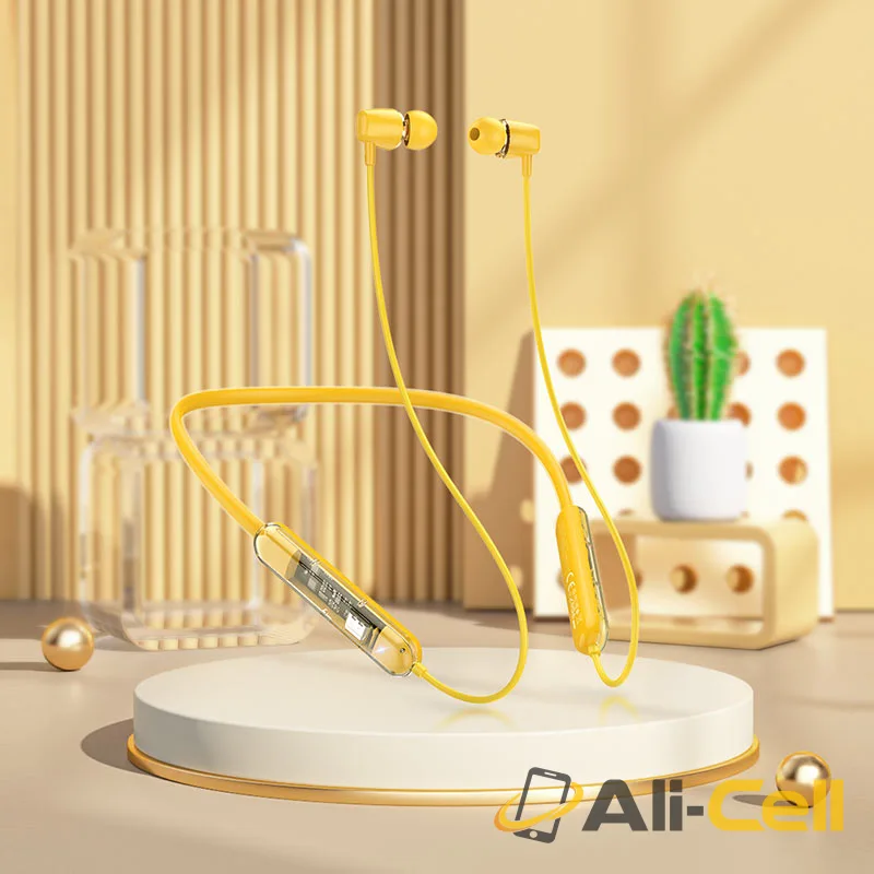 Wireless earphones “ES65 Dream” with mic (Es65 Yellow) — 6