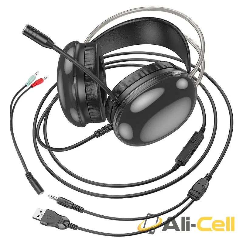 Headphones “W109 Rich” gaming headset (W109 White) — 3