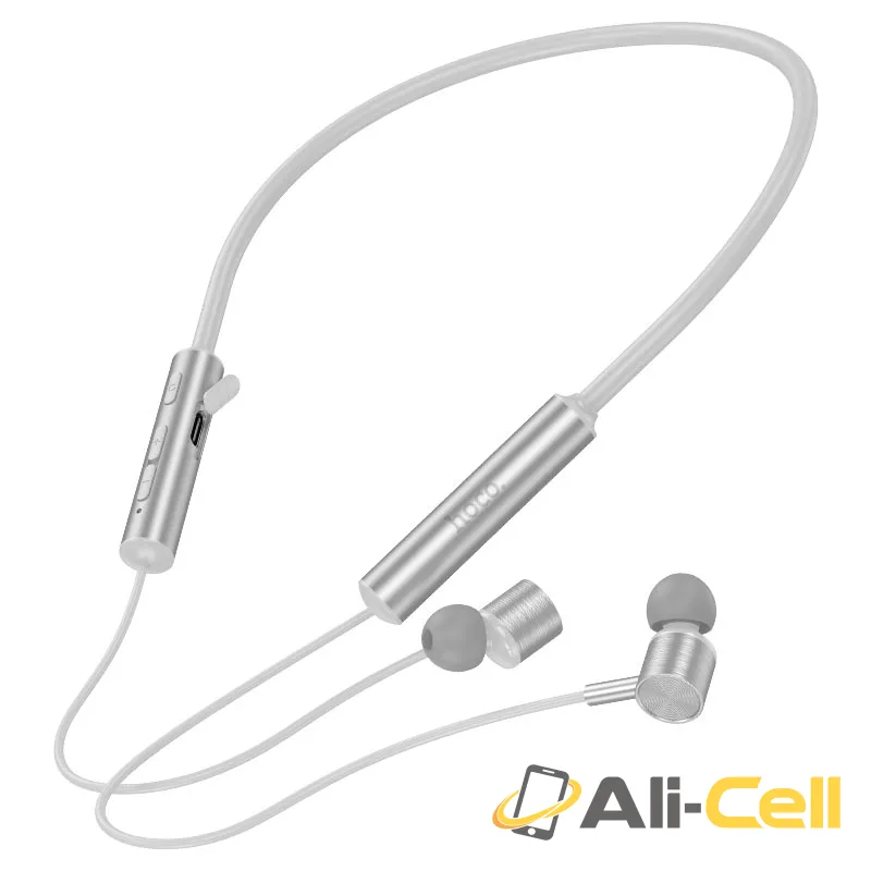 Wireless earphones “ES69 Platinum” with mic (Es69 Grey) — 3
