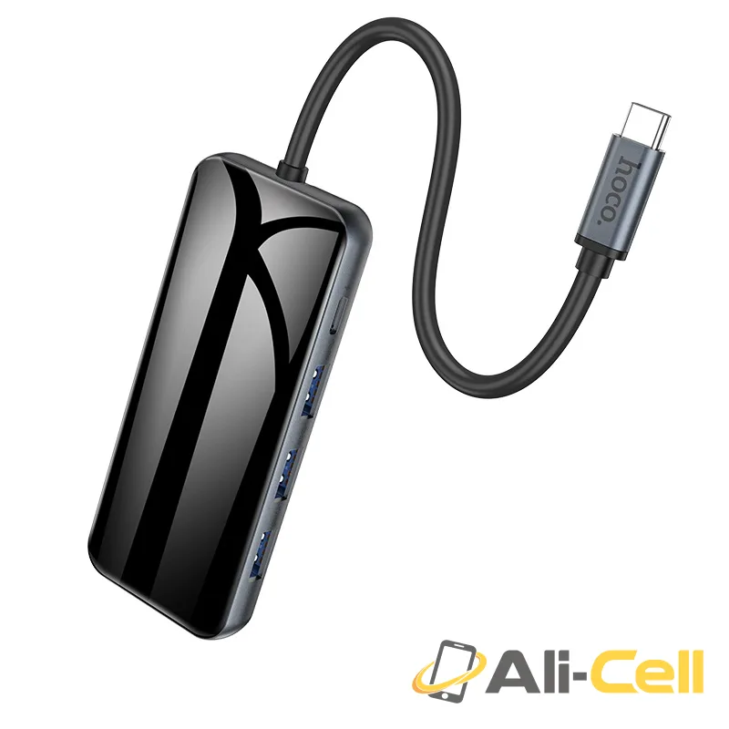 Type-C hub “HB15 Easy show” USB3.0*3 + HDTV + PD (Hb15 Metal Gray) — 3