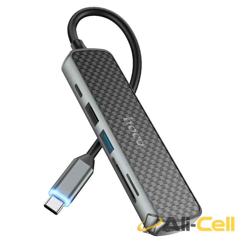 Type-C hub “HB24 Easy display” HDTV + USB3.0 + USB2.0 + SD + TF + PD (Hb24 Metal Gray)