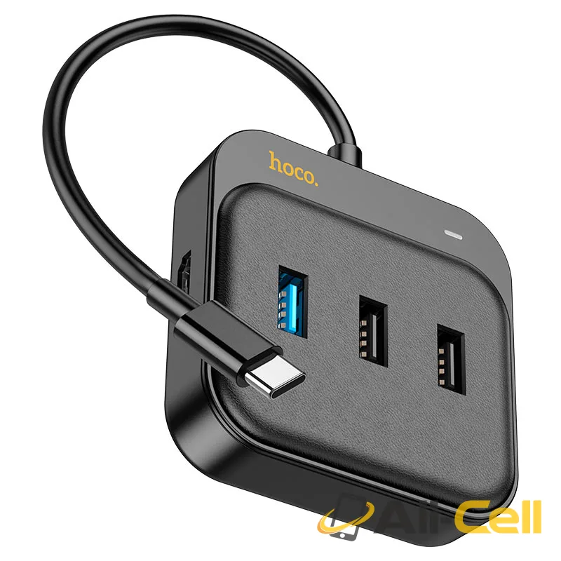 Type-C hub “HB36 Easy link” HDTV + USB-A3.0 + 2 × USB-A2.0 + Type-C (Hb36 Black) — 4