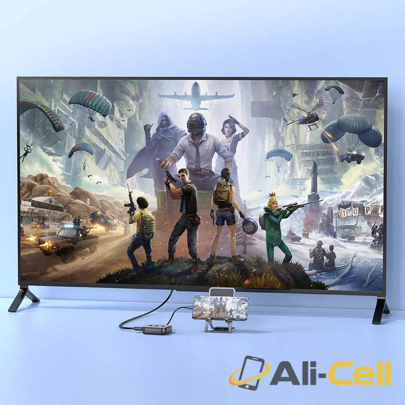 Type-C hub “HB36 Easy link” HDTV + USB-A3.0 + 2 × USB-A2.0 + Type-C (Hb36 Black) — 7