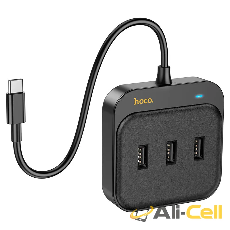 Type-C hub “HB35 Easy link” 3 × USB-A2.0 + RJ45 (Hb35 Usb2 Black) — 3