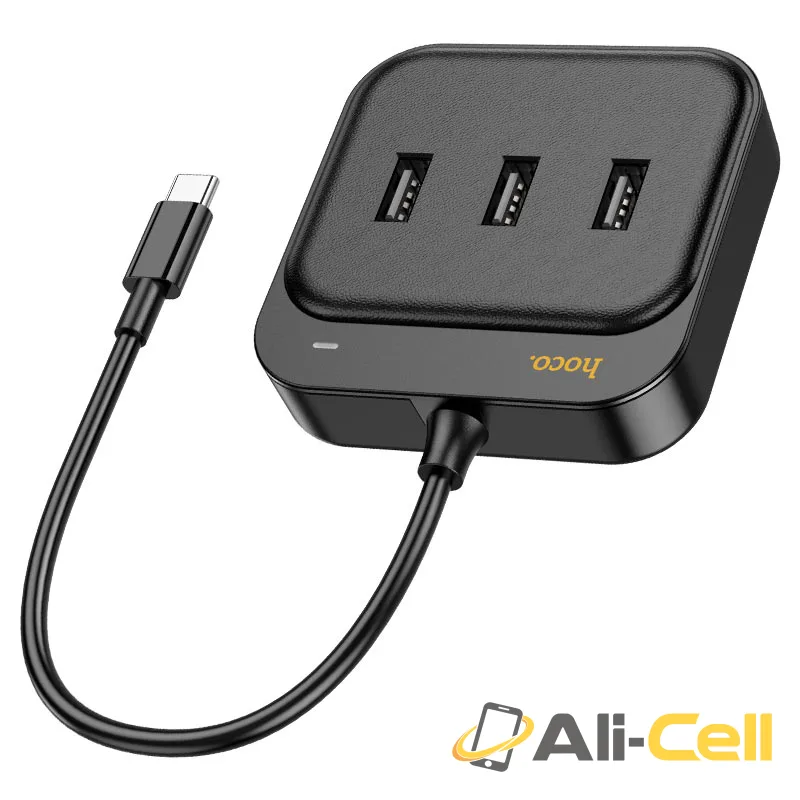 Type-C hub “HB35 Easy link” 3 × USB-A2.0 + RJ45 (Hb35 Usb2 Black) — 4