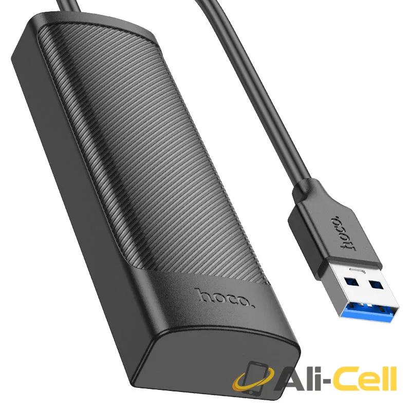 USB-A hub “HB41 Easy safety” 4 × USB-A3.0 (Hb41 Usb Usb3 Black, 0.2m)