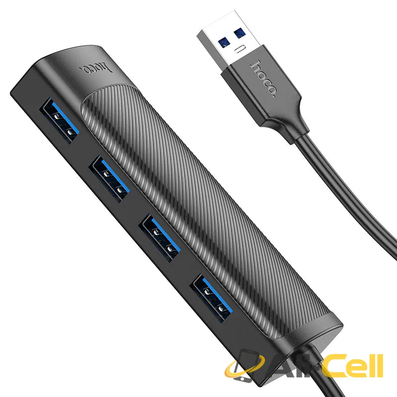 USB-A hub “HB41 Easy safety” 4 × USB-A3.0 (Hb41 Usb Usb3 Black, 1.2m) — 3