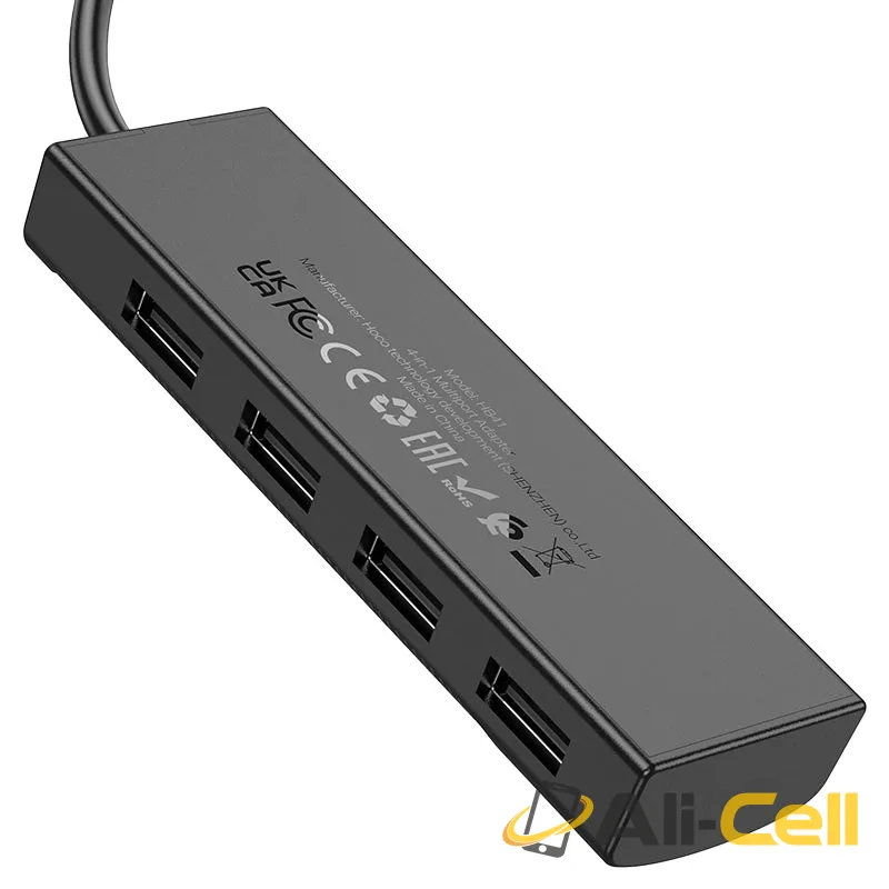 Type-C hub “HB41 Easy safety” 4 × USB-A2.0 (Hb41 Tc Usb2 Black) — 6
