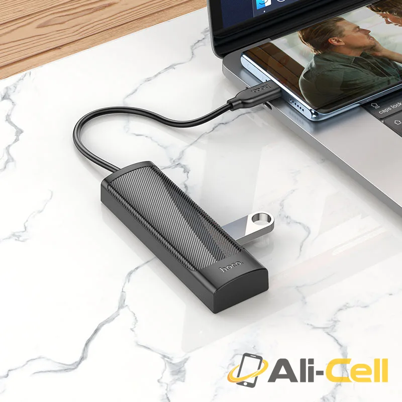 Type-C hub “HB41 Easy safety” 4 × USB-A2.0 (Hb41 Tc Usb2 Black) — 7