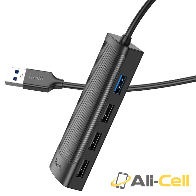USB-A hub “HB41 Easy safety” USB-A3.0 + 3 × USB-A2.0 (Hb41 Usb Usb3 2 Black) — 2