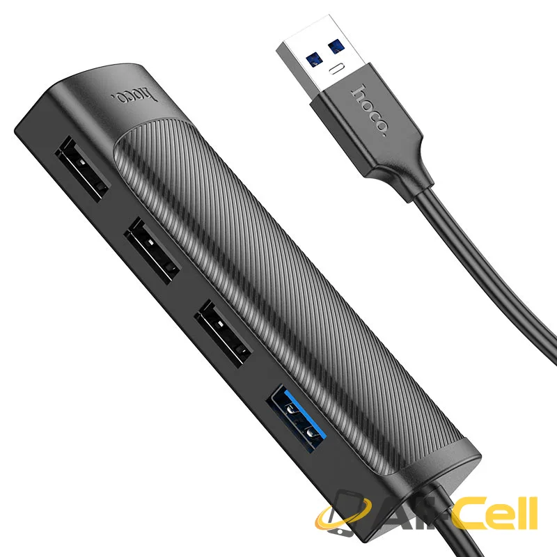 USB-A hub “HB41 Easy safety” USB-A3.0 + 3 × USB-A2.0 (Hb41 Usb Usb3 2 Black) — 3