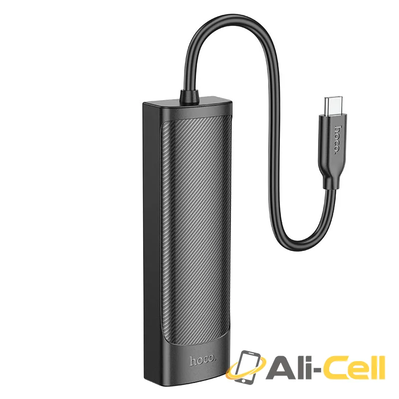 Type-C hub “HB42 Easy safety” 3 × USB-A3.0 + RJ45 (Hb42 Tc Usb3 Black) — 4