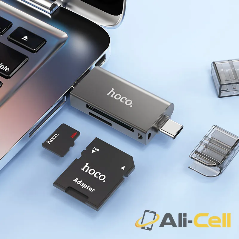 Card reader “HB39” USB-A and Type-C 3.0 (Hb39 Metal Grey) — 8