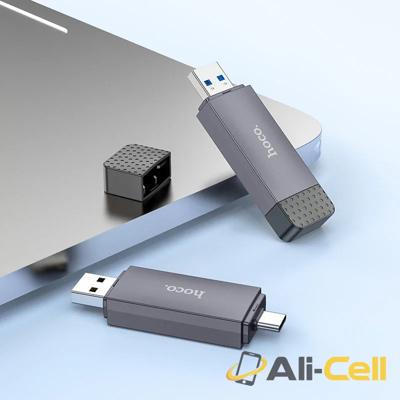 Card reader “HB45 Spirit” USB-A + Type-C 2.0 or 3.0 (Hb45 Usb2 Tc Metal Grey) — 8