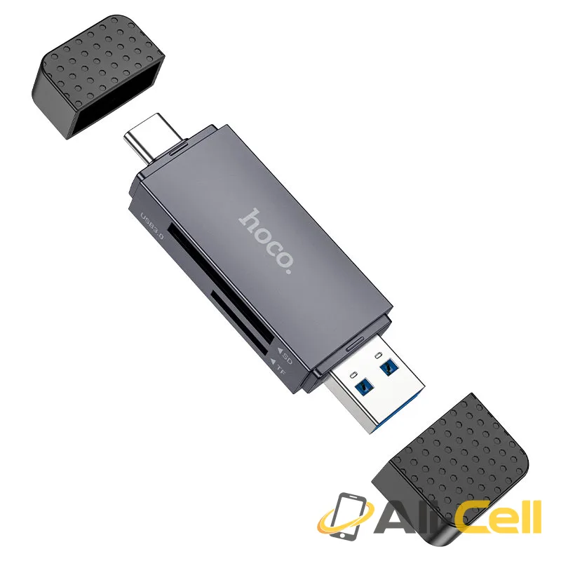 Card reader “HB45 Spirit” USB-A + Type-C 2.0 or 3.0 (Hb45 Usb3 Tc Metal Grey)