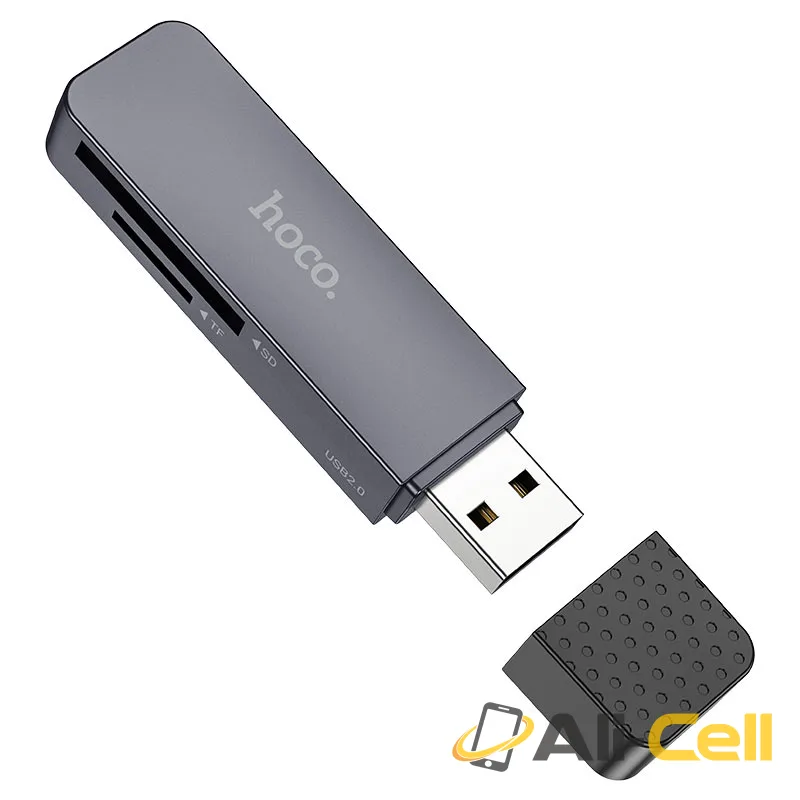Card reader “HB45 Spirit” USB-A 2.0 or 3.0 (Hb45 Usb2 Metal Grey)