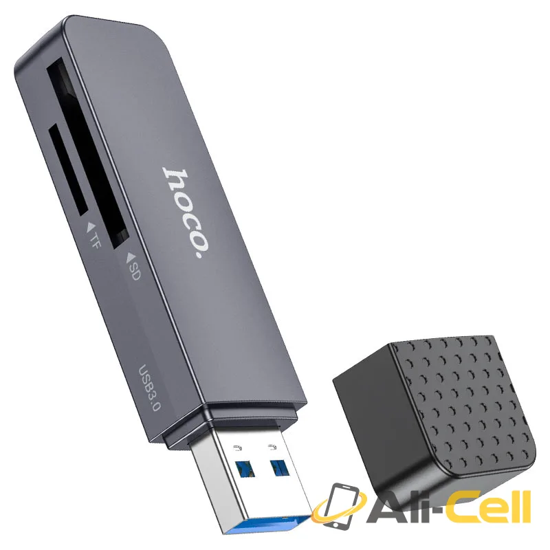 Card reader “HB45 Spirit” USB-A 2.0 or 3.0 (Hb45 Usb3 Metal Grey) — 3