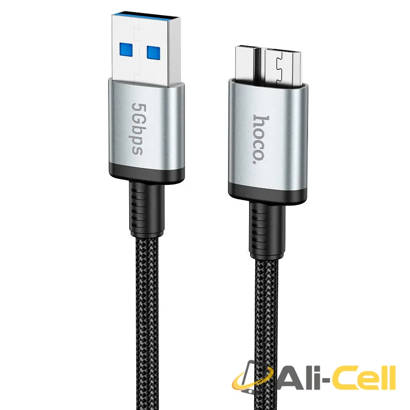 Cable USB-A to Micro-B USB3.0 “US10” (Us10 Usb Musb3 Black, 0.5m)