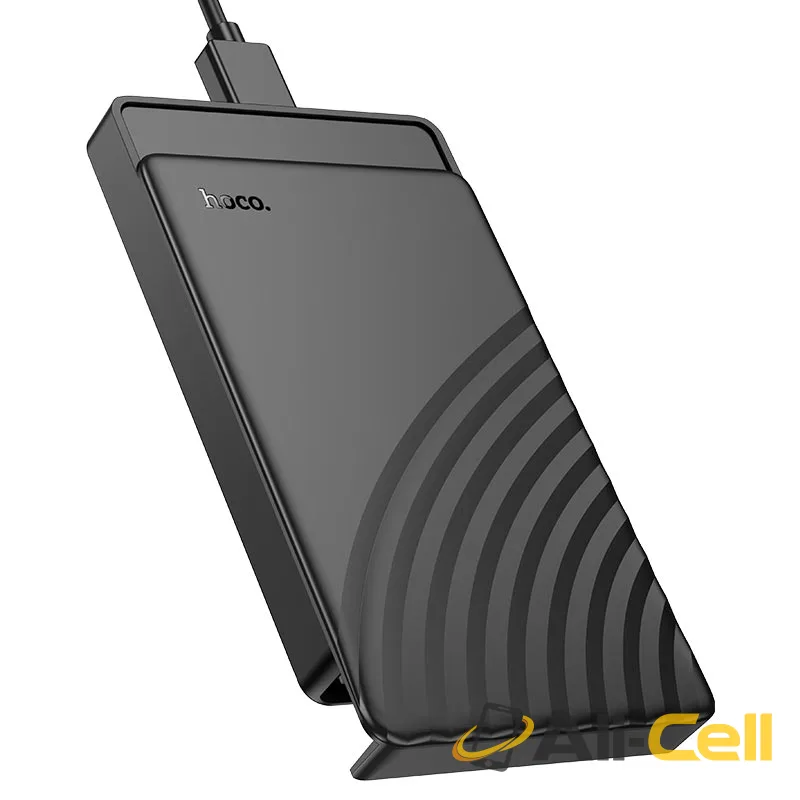 Hard drive enclosure “HB46” 2.5 inches SATA USB-A3.0 (Hb46 Black) — 5