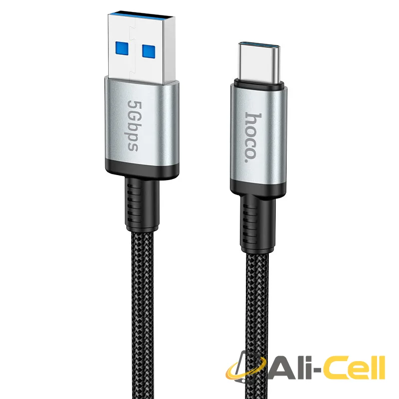 Cable USB-A to Type-C “US10” USB3.0 (Us10 Usb Tc3 Black, 0.5m)